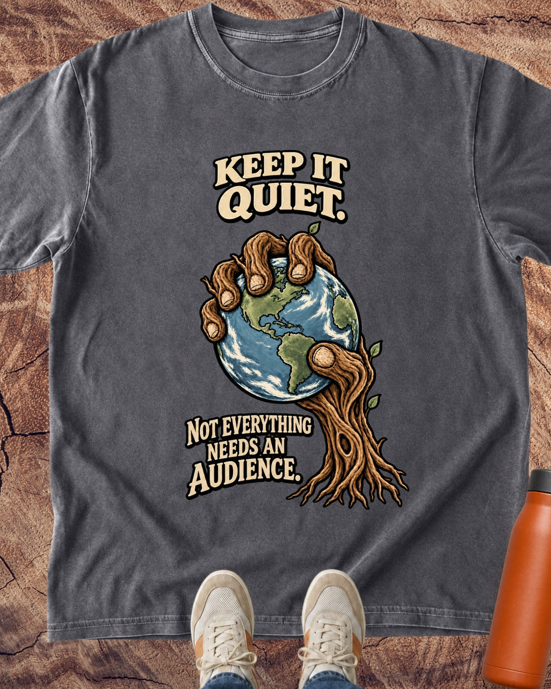 Keep It Quiet Earth T-Shirt
