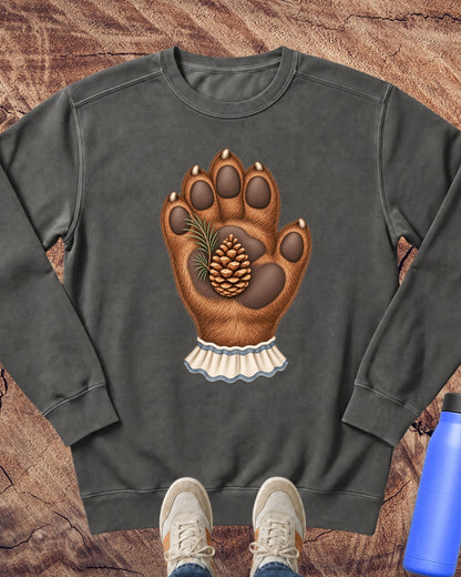 Pause in the Pines Bear Paw Sweatshirt