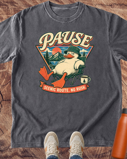 Scenic Route. No Rush. Duck T-Shirt