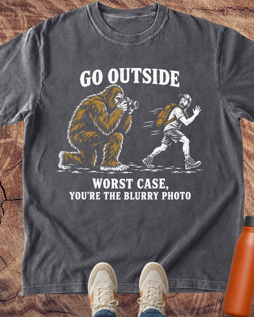 Go Outside Bigfoot T-Shirt