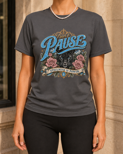 Stillness Is Power Panther City Movement Tee