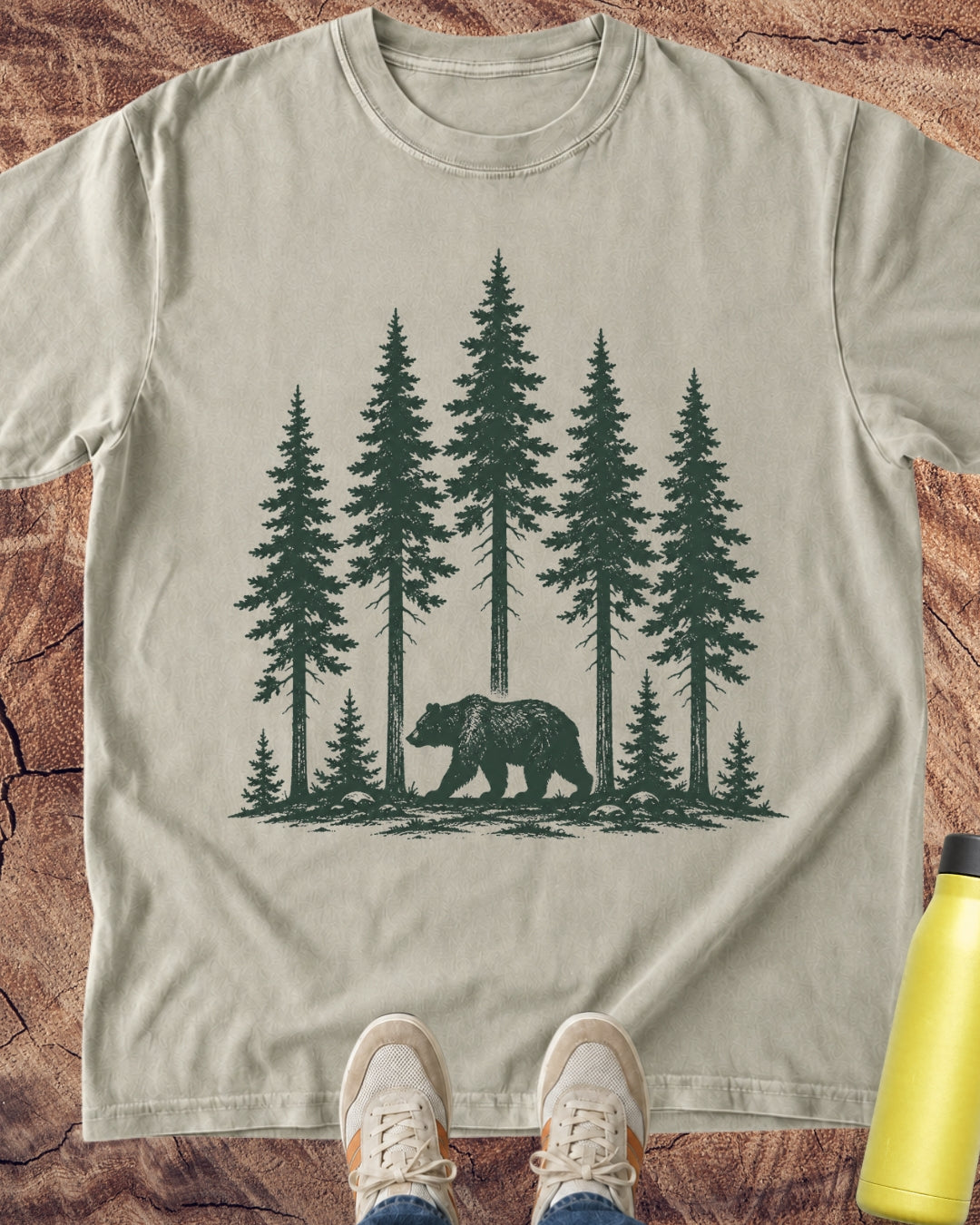 Among the Pines Bear T-Shirt
