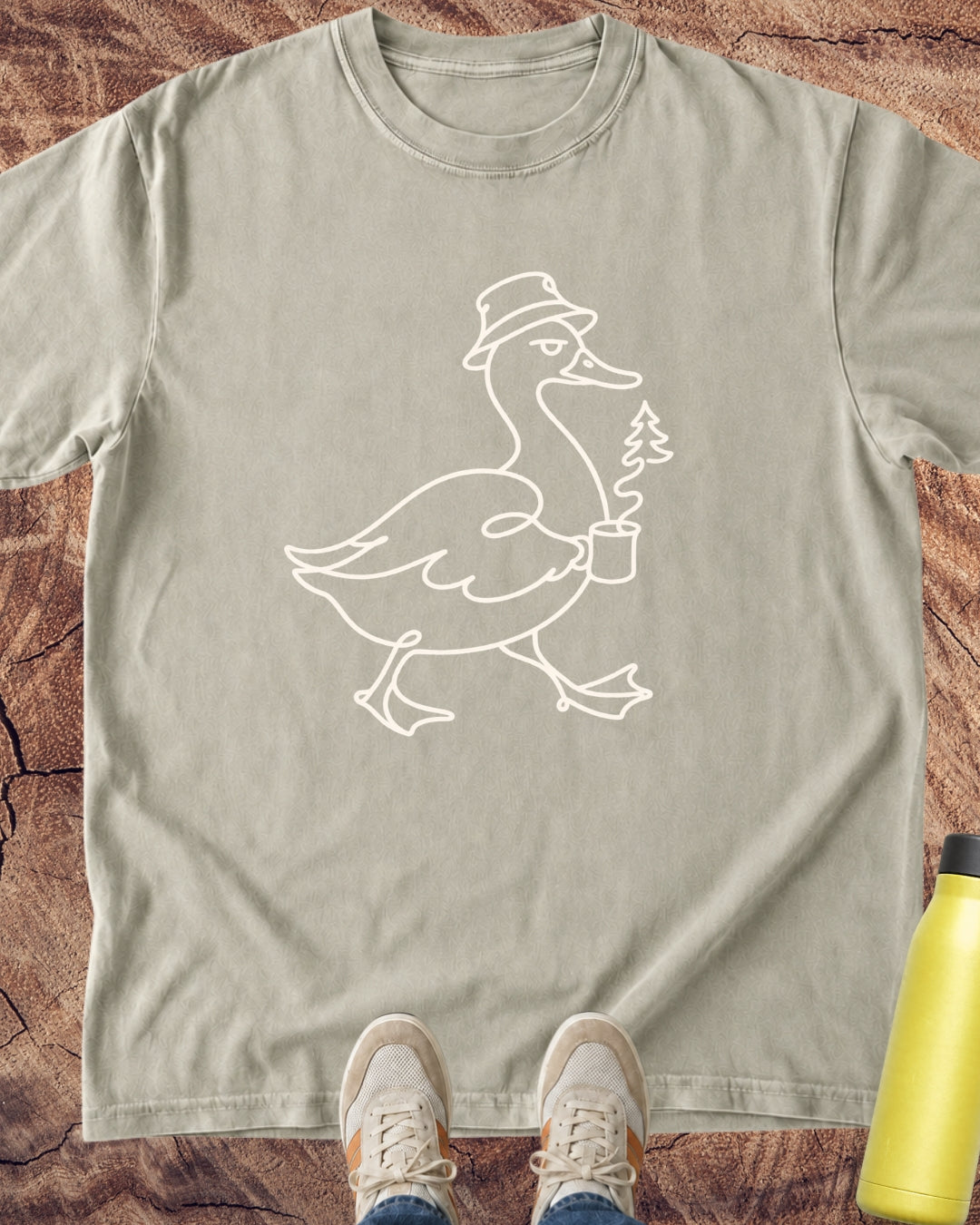 Coffee Walk Duck T-Shirt