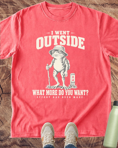 I Went Outside T-Shirt