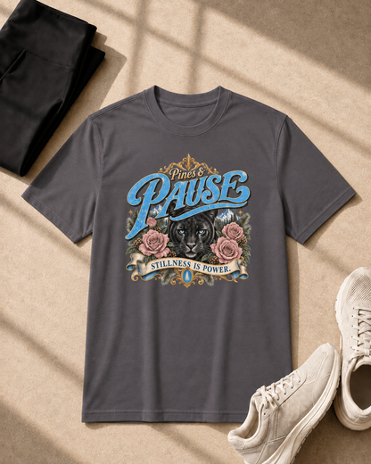 Stillness Is Power Panther City Movement Tee